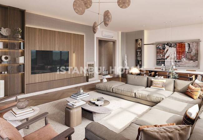 Квартиры с Высокими Потолками в Жилом Комплексе в Эюпе 15