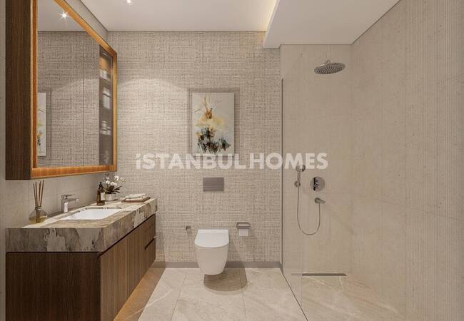 Квартиры с Высокими Потолками в Жилом Комплексе в Эюпе 19