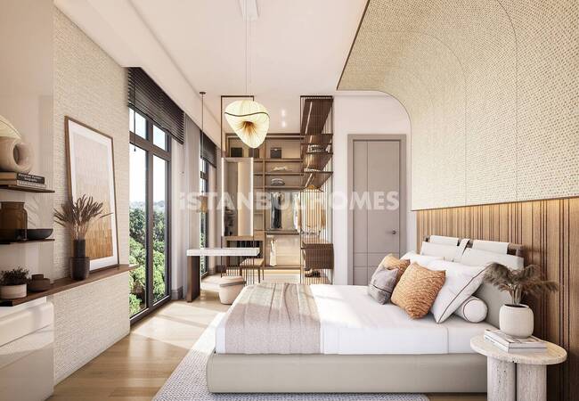 Квартиры с Высокими Потолками в Жилом Комплексе в Эюпе 23