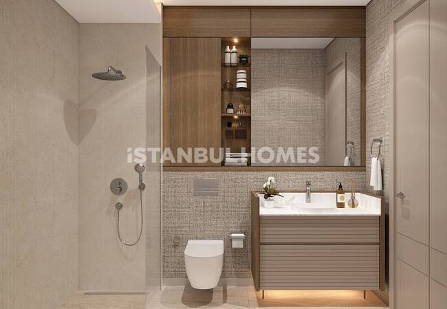 Квартиры с Высокими Потолками в Жилом Комплексе в Эюпе 24