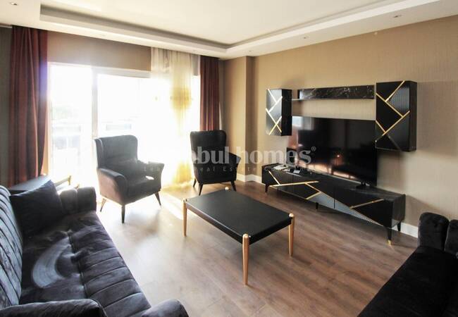 Furnished Apartment in Complex at 650 Meters From Sea in Buyukcekmece 12