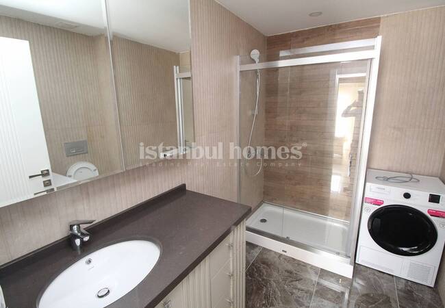 Furnished Apartment in Complex at 650 Meters From Sea in Buyukcekmece 24