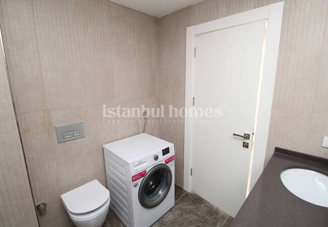 Furnished Apartment in Complex at 650 Meters From Sea in Buyukcekmece 22