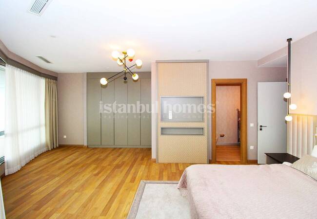 Möblierte Bosporus Und Stadtblick Wohnung In Istanbul 16