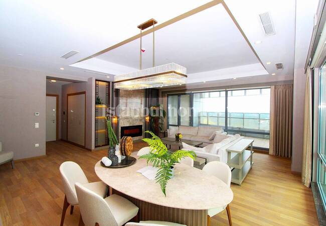 Möblierte Bosporus Und Stadtblick Wohnung In Istanbul 9