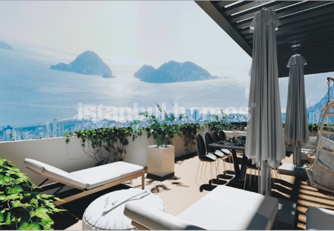 Schicke Wohnungen Mit Meer Und Inselblick In Maltepe 17