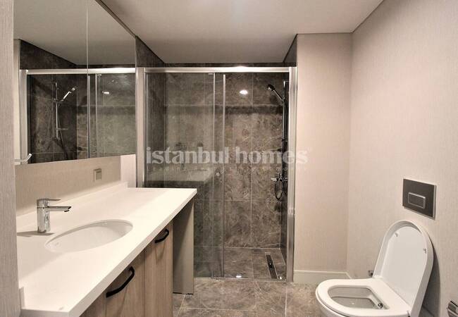 شقق مطلة على الطبيعة والغابات مع مجمع سكني في اسطنبول 40