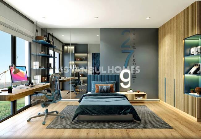 شقق في مجمع سكني مع مسبح وأمن في باشاك شهير 7