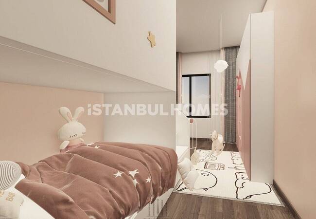 Küçükçekmece'de Güvenlikli Sitede Göle 2 Km Mesafede Daireler 7