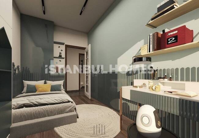 Küçükçekmece'de Güvenlikli Sitede Göle 2 Km Mesafede Daireler 8