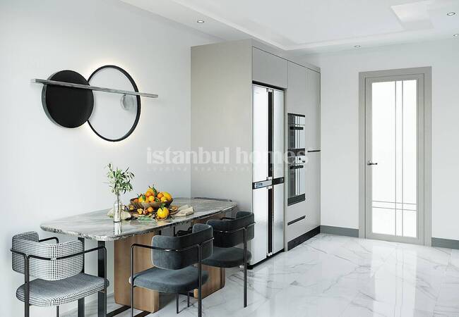 شقق جديدة في مجمع السكني آمن في اسطنبول باشاك شهير 6