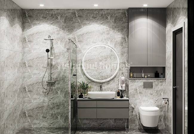 شقق جديدة في مجمع السكني آمن في اسطنبول باشاك شهير 9