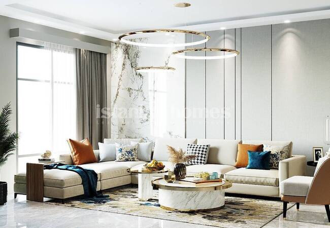 شقق جديدة في مجمع السكني آمن في اسطنبول باشاك شهير 2