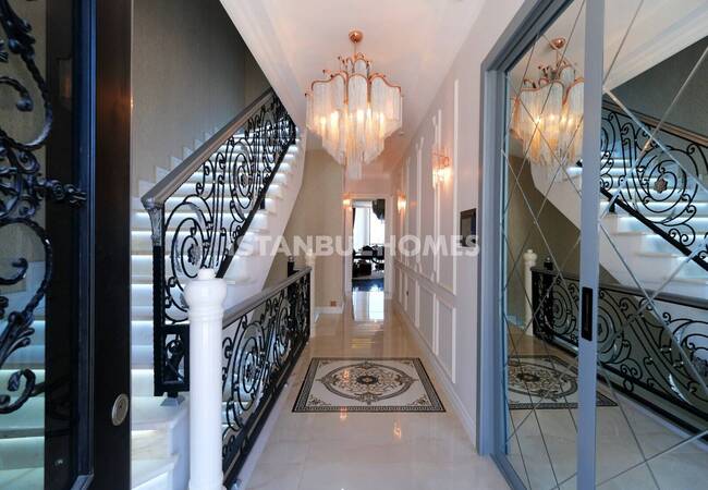 伊斯坦布尔 Buyukcekmece 的海景别墅和私人游泳池 27