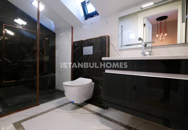 伊斯坦布尔 Buyukcekmece 的海景别墅和私人游泳池 32