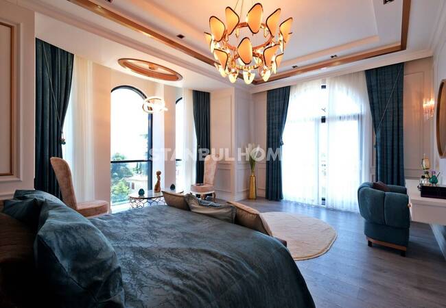 伊斯坦布尔 Buyukcekmece 的海景别墅和私人游泳池 42