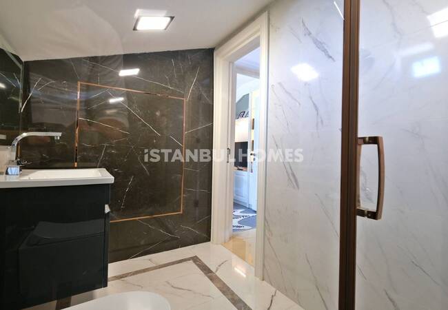 伊斯坦布尔 Buyukcekmece 的海景别墅和私人游泳池 46