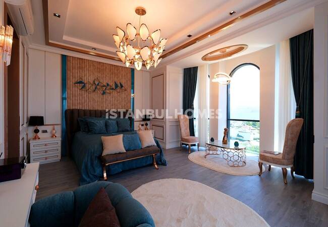 伊斯坦布尔 Buyukcekmece 的海景别墅和私人游泳池 17