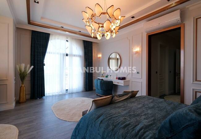 伊斯坦布尔 Buyukcekmece 的海景别墅和私人游泳池 20