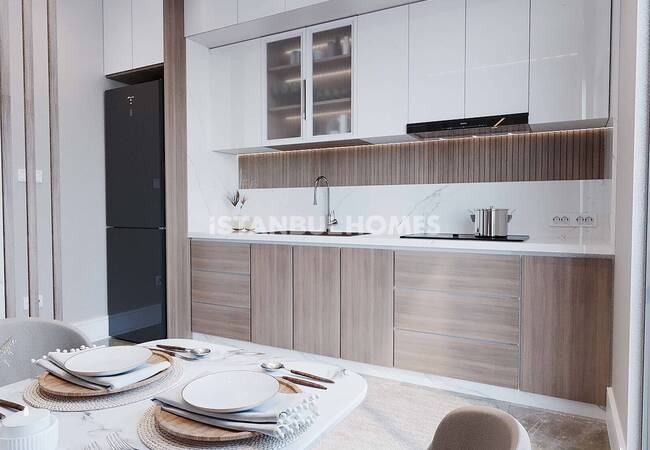 شقق حديثة في مجمع معماري رائع في أوسكودار تشنغلكوي 11