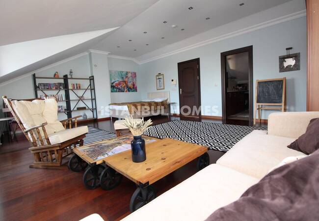 Sarıyer Zekeriyaköy'de Lüks Sitede Orman Manzaralı İkiz Villa 21