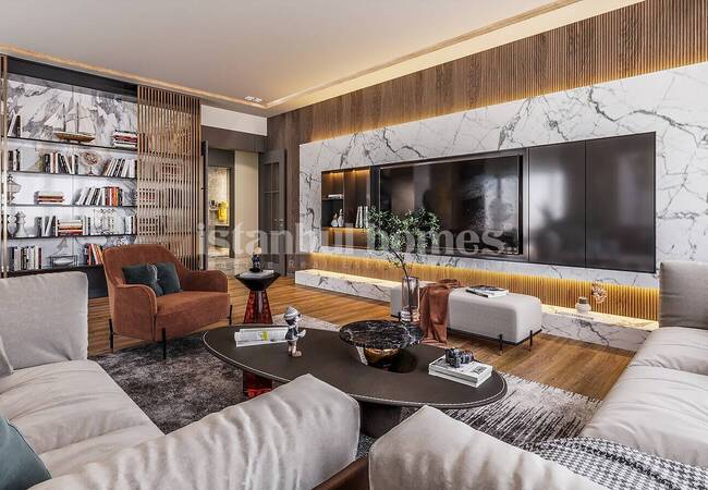 Villas Modernes Vue Sur Vallée À Istanbul Basaksehir 8