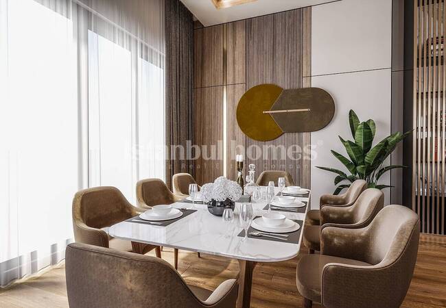 Villas Modernes Vue Sur Vallée À Istanbul Basaksehir 10