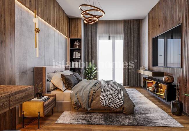 Villas Modernes Vue Sur Vallée À Istanbul Basaksehir 16