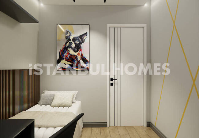 Квартиры в проекте с бассейном в Стамбуле, Эюпсултан 9