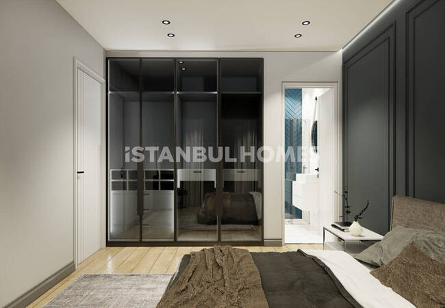 Квартиры в проекте с бассейном в Стамбуле, Эюпсултан 12