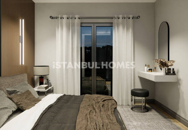 Квартиры в проекте с бассейном в Стамбуле, Эюпсултан 13