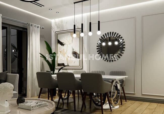 Квартиры в проекте с бассейном в Стамбуле, Эюпсултан 16