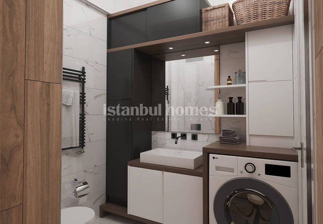 2-bedroom Flats Near Transportation Facilities in Kucukcekmece 14