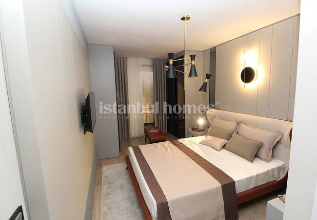 آپارتمان های با مفهوم خانوادگی با دید دریا در بویوک چکمجه، استانبول 14