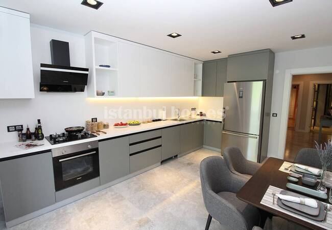 آپارتمان های با مفهوم خانوادگی با دید دریا در بویوک چکمجه، استانبول 8