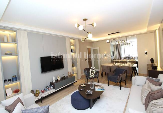 آپارتمان های با مفهوم خانوادگی با دید دریا در بویوک چکمجه، استانبول 10