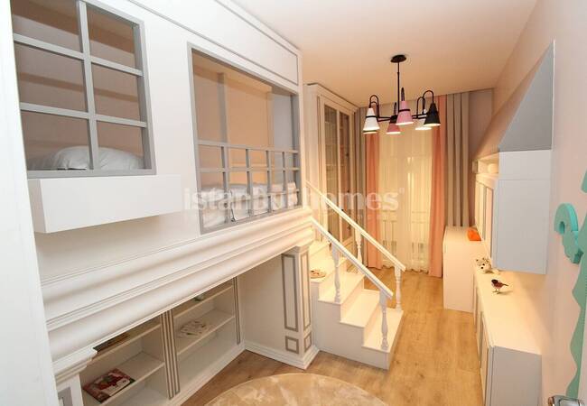 آپارتمان های با مفهوم خانوادگی با دید دریا در بویوک چکمجه، استانبول 12