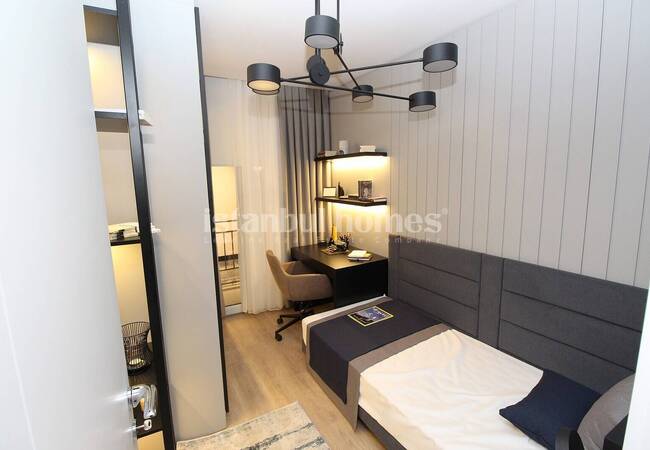 آپارتمان های با مفهوم خانوادگی با دید دریا در بویوک چکمجه، استانبول 13