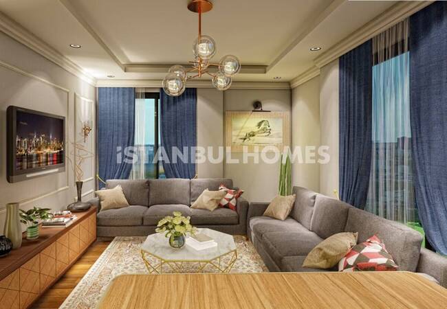 شقق أنيقة بالقرب من محطة المترو في أيوب سلطان اسطنبول 1