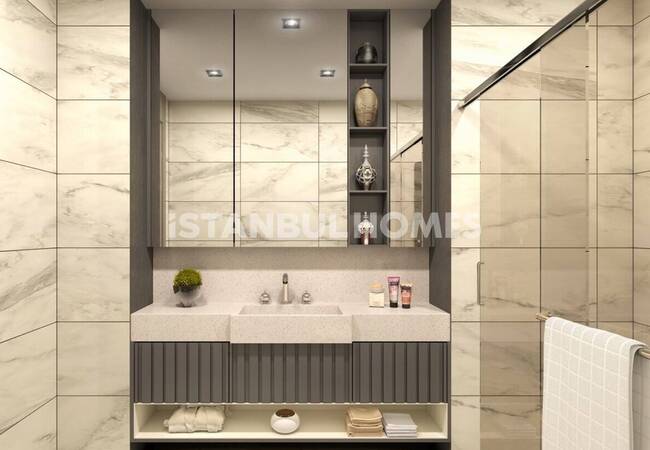 شقق أنيقة بالقرب من محطة المترو في أيوب سلطان اسطنبول 6