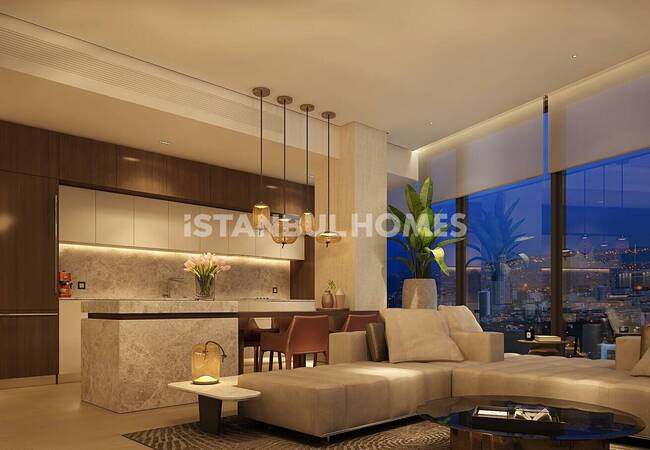 شقق مطلة على البوسفور في شارع بارباروس في بشكتاش 11