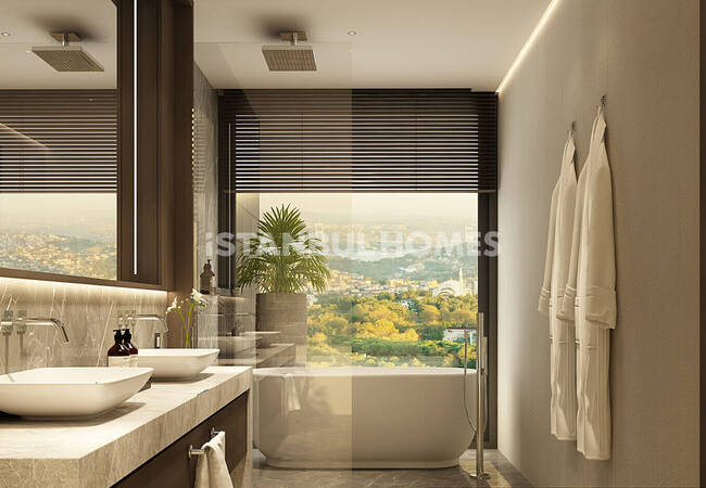 شقق مطلة على البوسفور في شارع بارباروس في بشكتاش 14