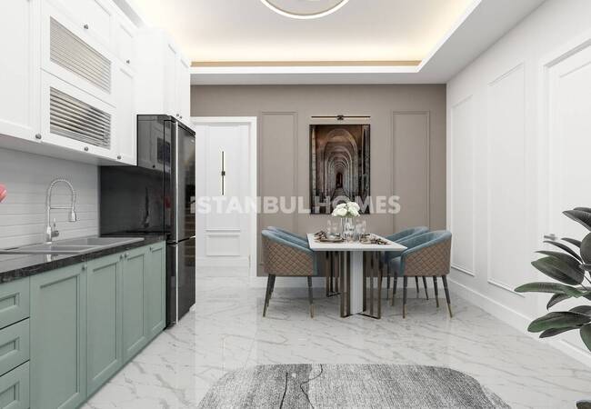 İstanbul Göktürk'te Doğa Manzaralı Yarı Müstakil Villalar 8