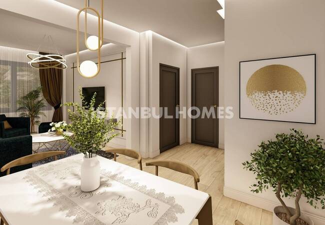 伊斯坦布尔贝尤鲁靠近大海的带家具的建筑 5