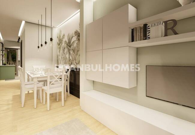 伊斯坦布尔带家具的整栋公寓楼,共 5 层 8