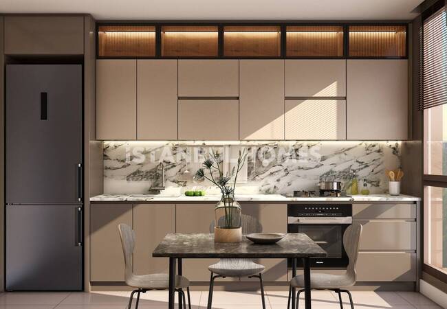 شقق في مجمع يقدم حياة على جانب الغابة في إسطنبول إيوبسلتان 15