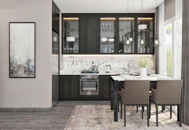 Apartments with Forest Views in Complex in Istanbul Kagithane 5