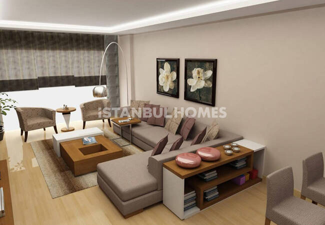 Apartments with Forest Views in Complex in Istanbul Kagithane 7