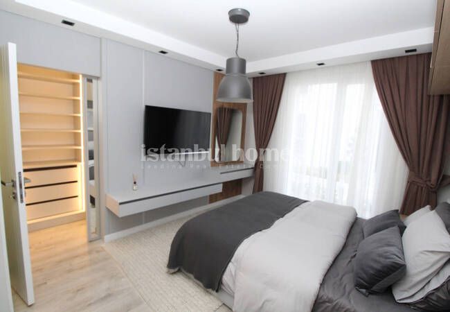 Квартиры в комплексе в 150 м от пляжа Бююкчекмедже в Стамбуле 17