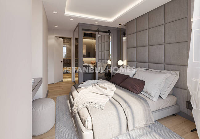 Sea View Apartments in Complex with Pool in Istanbul Tuzla 26